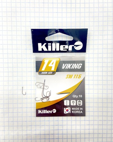 Крючок KILLER VIKING № 14 продажа от 10 шт.