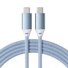 Кабель Satechi USB-C to USB-C 100W Charging Cable 2м синий