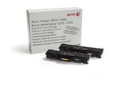Тонер-картридж двойной Xerox Phaser 3052/3260/WC3215/WC3225 - 106R02782. Ресурс 2 х 3000 страниц