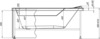 Aquanet 243721 Панель фронтальная L140 H54 У (243721)