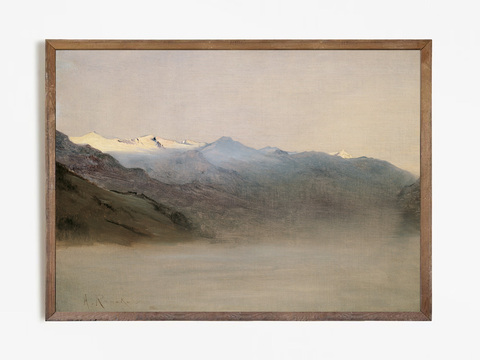 Арт принт 'Gastein Valley in Snow'