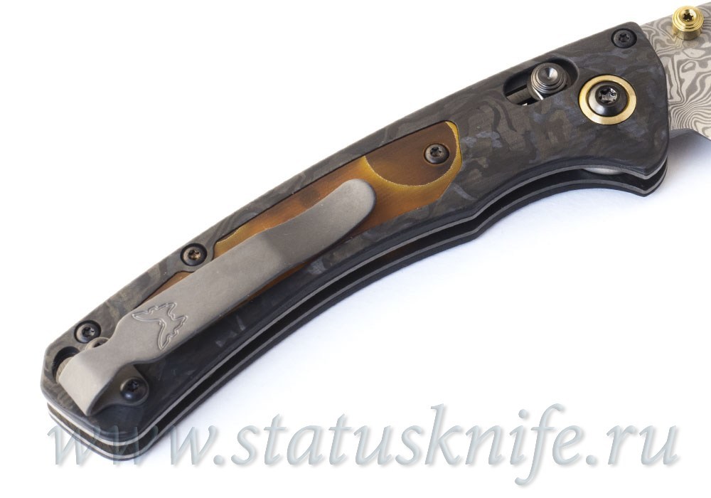 Нож Benchmade 15085-201 Mini Crooked River Damasteel