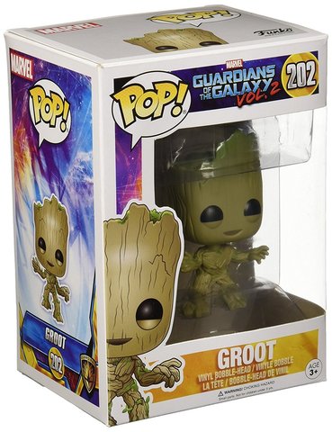 Фигурка Funko POP! Bobble Marvel Guardians Of The Galaxy 2 Groot 13230