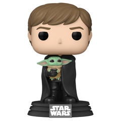 Фигурка Funko POP! Bobble Star Wars Mandalorian Luke Skywalker with Grogu 58290