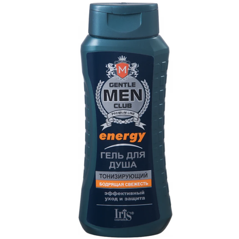 Gentlemen club Гель для душа ENERGY тонизирующий 400 мл. Iris