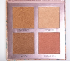 OG-DE715601 Палетка хайлайтеров 4-х ветная ONE STEP №01 BORA BORA