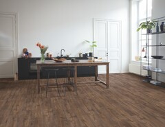 ПВХ плитка Quick-Step Alpha Vinyl Medium Planks Дуб осенний шоколадный AVMP40199