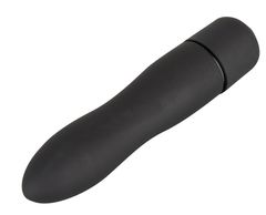 Чёрная вибропуля Mini-Vibe - 8,2 см. - 