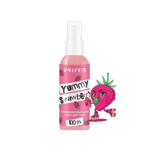 Парфюмированный мист для тела "Вкусная клубничка" 100 мл