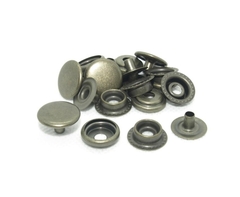 Кнопка Кольцевая №61 сталь d 15 мм, антик