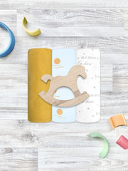 Сет из 3х пелёнок Mjölk Hello Mommy/Новый день/Mustard