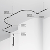 Шинопровод накладной/подвесной Maytoni Busbar trunkings levity TRX184-112B