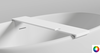 Salini 1906202MF Полка для ванны  GABBIANO BASIC Полка для ванны GABBIANO BASIC. Установка на отдельностоящие ванны Salini шириной до 870 мм.