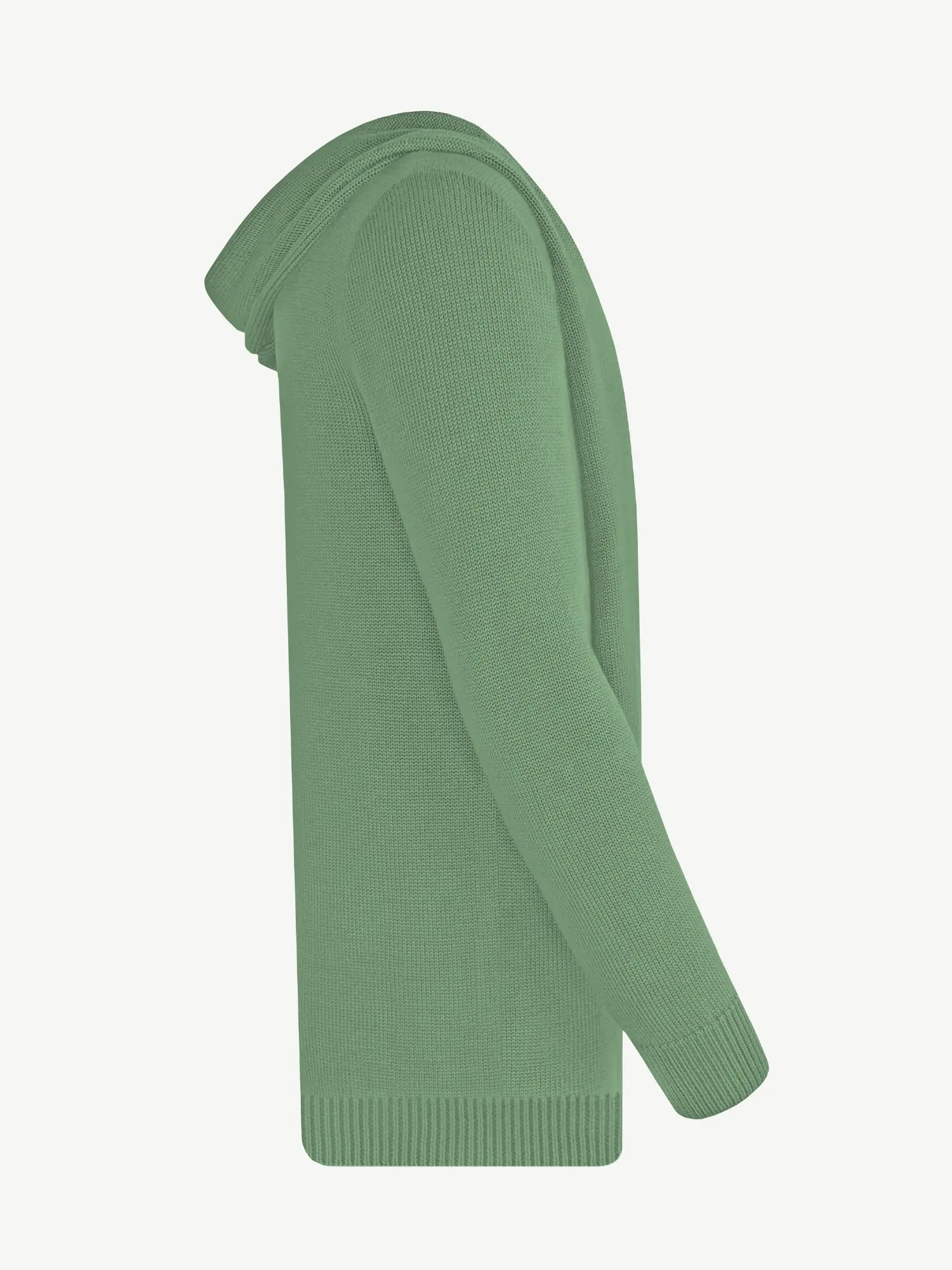 Кардиган с капюшоном из мягкой шерсти