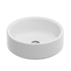 ArtCeram WONDER 60 WNL002 01 34 Раковина накладная D44 см, без отв под смеситель, цвет белый + покр SANIGLAZE фото