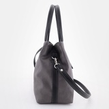 Сумка Саломея 333 мульти итальянский серо-черный