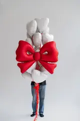 Связка гелиевых шаров Яркий акцент