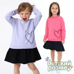 Платье из тонкого футера