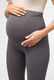 Леггинсы для беременных 14055 темно-серый