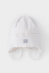 шапка  для девочки  КВ 20343/х/светло-молочный