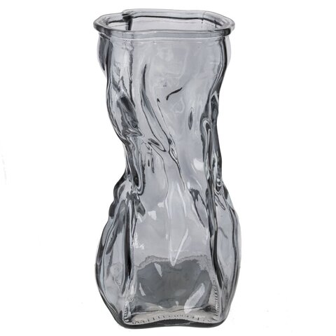 Ваза стеклянная (Высота 16 см) - Серый - купить 2