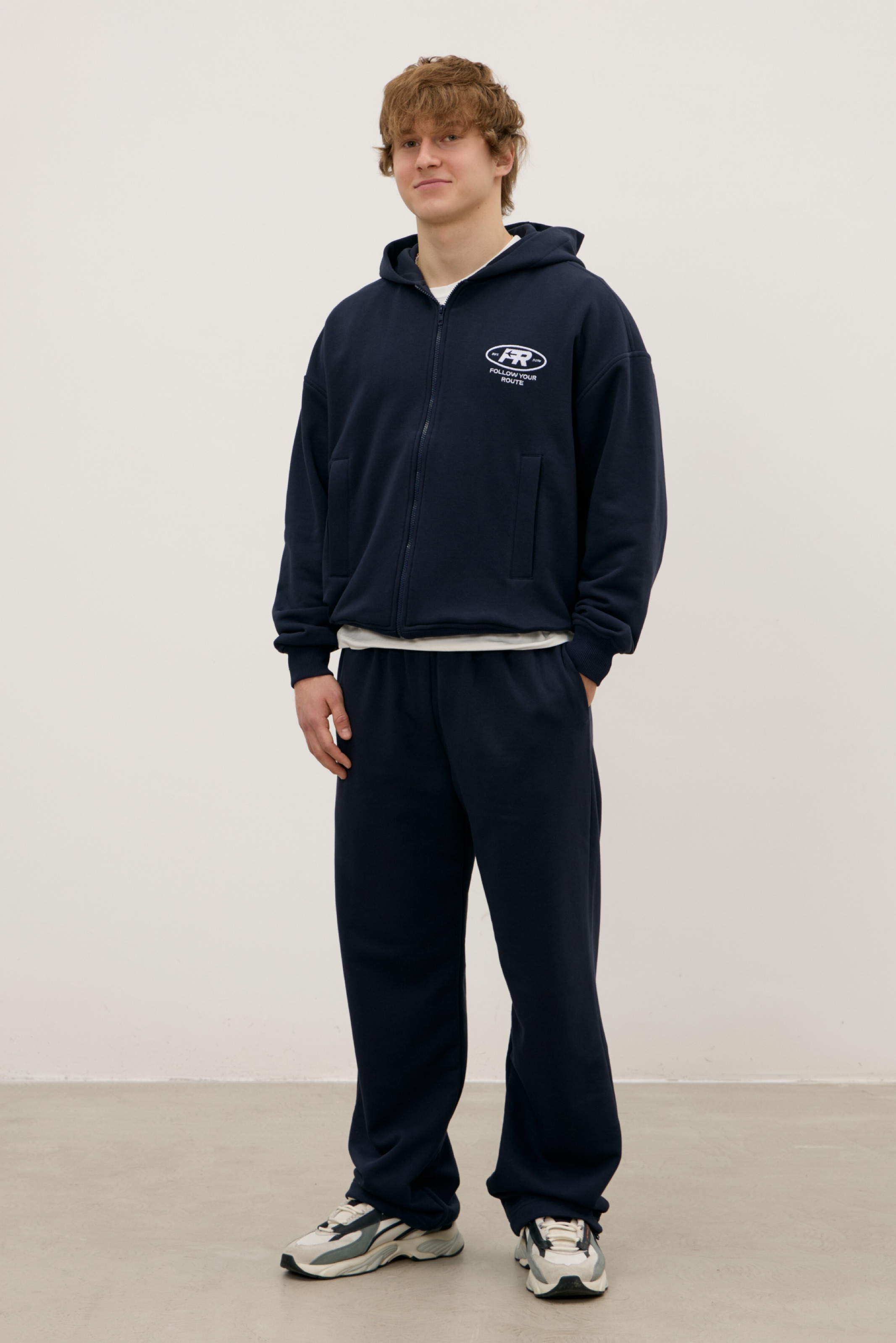 Худи ZIP MAN OVER, синее