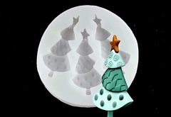 Силиконовый молд Елочки