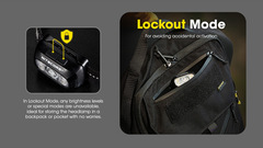 Фонарь налобный Nitecore NU30 500 lm