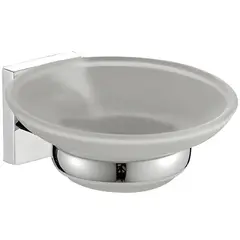 Мыльница стеклянная навесная HAIBA HB8602 хром