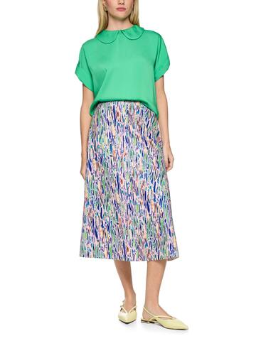 Marc Cain Юбка в яркие штрихи из скуба-джерси