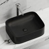 Ceramica Nova Element CN6052MB Умывальник чаша накладная прямоугольная, 50.5x38, цвет: чёрный матовый