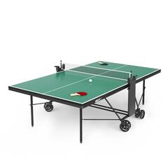 Теннисный стол UNIX Line для помещений компактный / Compact indoor 18 мм MDF зеленый