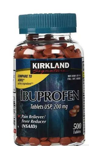 KIRKLAND SIGNATURE Ибупрофен, 1 флакон, 500 таблеток