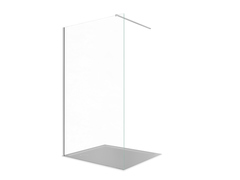 Душевая перегородка Walk In 70см,с держателем 1200мм, профиль хром, Aquatek стекло прозрачное, закаленное