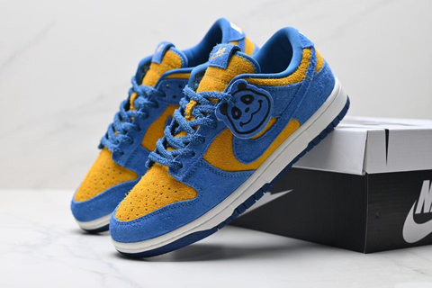 Nike Dunk Low Panda 'Blue and Gold' 