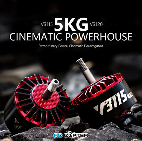 T-Motor Velox V3120 KV700 (10-11", 6-8S, 6.2 кг), Cinematic