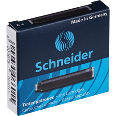 Чернила в патронах Schneider черные (6 штук в упаковке)