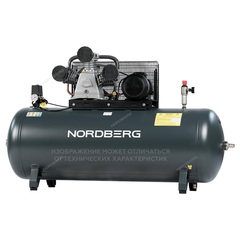 NORDBERG (NCP500/1400-16) Компрессор поршневой с ременной передачей 380В, ресивер 500л, 1400л/мин