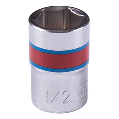 KING TONY (333516S) Головка торцевая стандартная шестигранная 3/8", дюймовая 1/2"