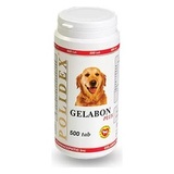 Кормовая добавка для щенков мелких пород Гелабон лечение заболеваний суставов, костей 500 таб.