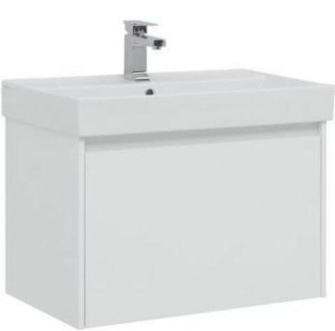 Aquanet 242275 Тумба Nova Lite 75 1+1 ящ. цв.бел. глянец (242275)