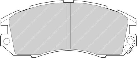 FCP789S Тормозные колодки дисковые DS PERFOMANCE