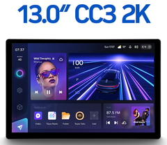 Магнитола в рамку 9/10 - Teyes CC3-2K монитор 13", QLED+2K, Android 10, ТОП процессор, 4G SIM-слот, CarPlay