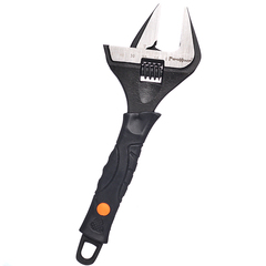 43-1-525 Ключ разводной двухкомпонентная рукоятка, тонкие губки, 250мм (макс 0-50мм) (РемоКолор)