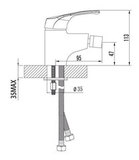 Смеситель для биде LEMARK OMEGA LM3108C