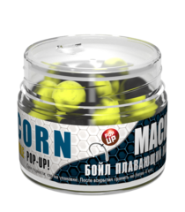 Бойлы насад. плав. двух цв. Sonik Baits CORN-MACKEREL Fluo Pop-ups 14мм 90мл