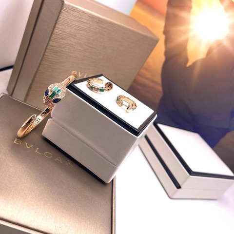 Браслет и серьги малахит  BVL VGOLD