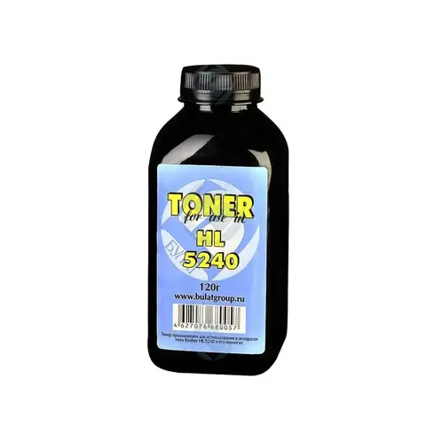 Тонер БУЛАТ для Brother HL-5240 (Чёрный, банка 120 г)