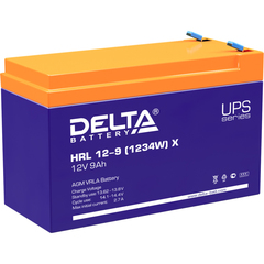 Аккумуляторная батарея Delta HRL 12-9 (1234W) X (12V / 9Ah)