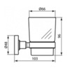 Стакан с держателем Ideal Standard Iom A9120AA